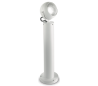 ZENITH Bedlampe i aluminium og plast H60 cm 1 x GU10 - Hvid/Klar