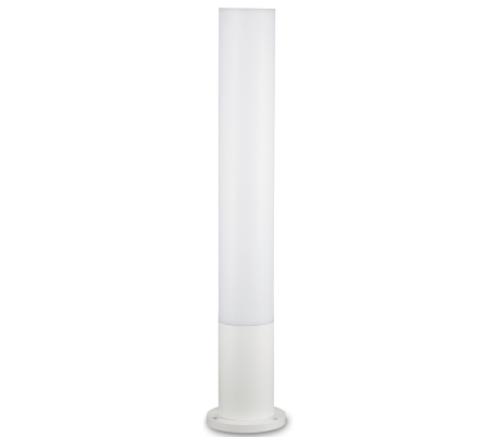 Billede af EDO Bedlampe i aluminium og polycarbonat Rund H80 cm 1 x GX53 - Hvid/Hvid