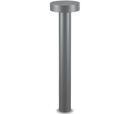 TORRE Bedlampe i aluminium og plast H60 cm 1 x E27 - Antracit/Hvid