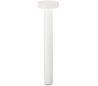 TESLA Bedlampe i aluminium og plast H80 cm 4 x G9 - Hvid/Hvid