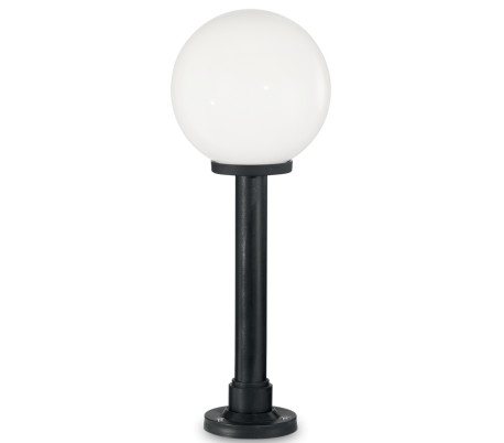 TORRE Bedlampe i aluminium og plast H60 cm 1 x E27 - Sort/Hvid