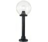 CLASSIC GLOBE Bedlampe i resin og plast H82 cm 1 x E27 - Sort/Klar