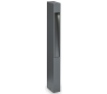 MERCURIO Bedlampe i aluminium og glas H60 cm 1 x G9 - Antracit/Klar