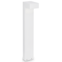 SIRIO Bedlampe i aluminium og glas H60 cm 2 x G9 - Antracit/Klar