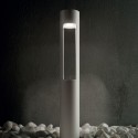 POLARIS Bedlampe i aluminium og glas H60,5 cm 1 x G9 - Antracit/Klar