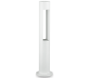 ACQUA Bedlampe i aluminium og glas H60 cm 1 x G9 - Hvid/Klar