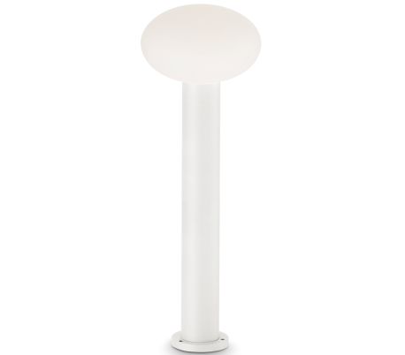 Billede af ARMONY Bedlampe i aluminium og plast H78 cm 1 x E27 - Hvid/Hvid