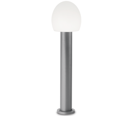 CONCERTO Bedlampe i aluminium og plast H83,5 cm 1 x E27 - Hvid/Hvid