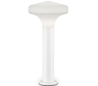 SOUND Bedlampe i aluminium og plast H80 cm 1 x E27 - Hvid/Hvid