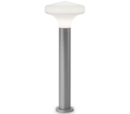 SOUND Bedlampe i aluminium og plast H80 cm 1 x E27 - Hvid/Hvid