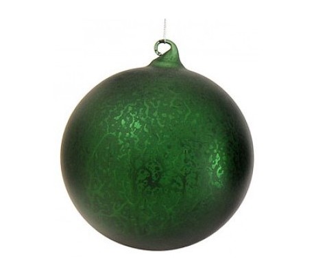 Billede af Julekugle i glas Ø15 cm - Grøn