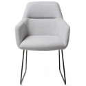 2 x Kinko Spisebordsstole H84 cm polyester - Sort/Sennepsgul