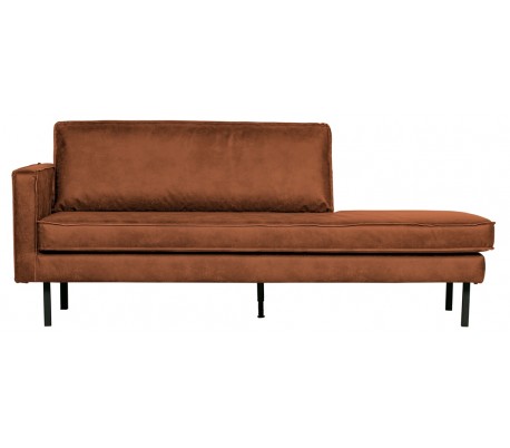 Daybed sofa i læder B203 cm - Armygrøn