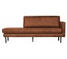 Rodeo daybed sofa i læder B203 cm - Vintage cognac