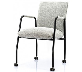 Spisebordsstol med hjul