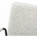 Spisebordsstol i polyester og metal H85 x B68 x D52 cm - Okker